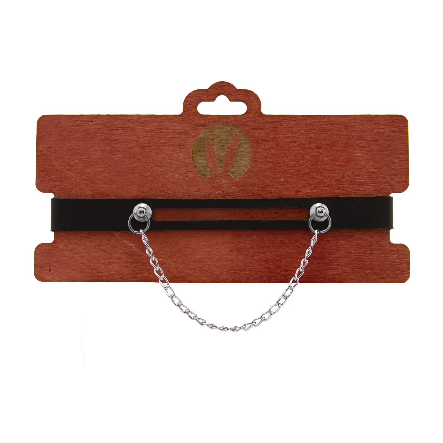 Чокер PinkRabbit с вырезом и с цепочкой