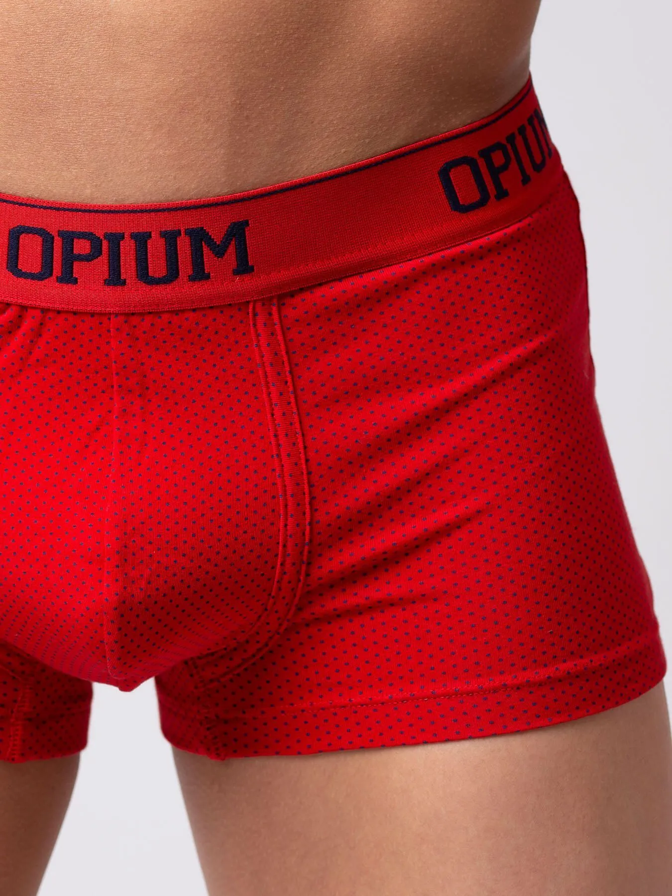 Эротическое трусы мужские боксеры opium r128, красные в Мурманске