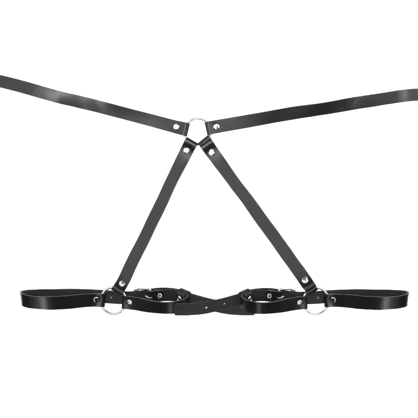 Эротическое бондажный комплект pinkrabbit бэк на ягодицы, черный в Мурманске