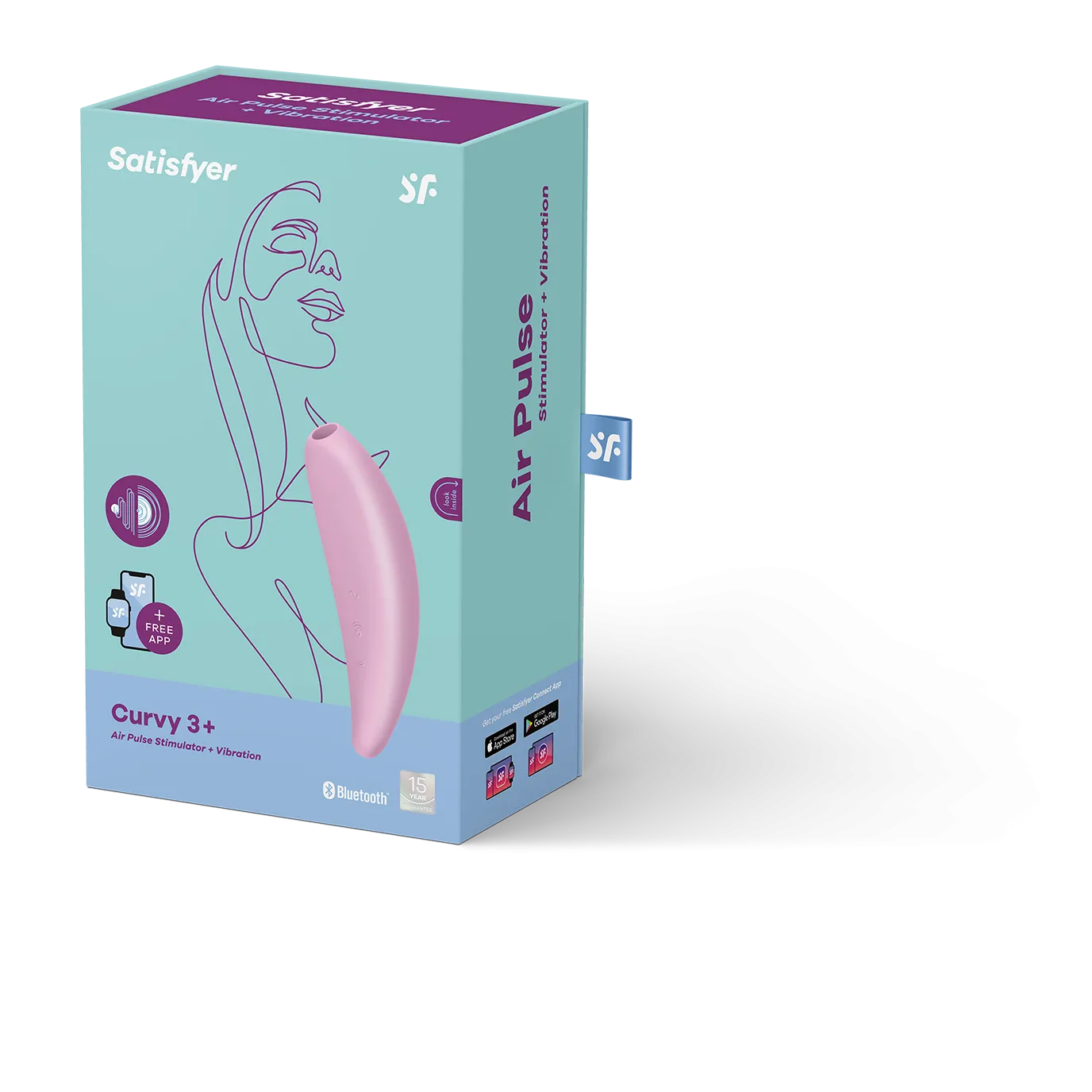 вакуумный массажер с вибрацией satisfyer curvy 3 plus 001890sa в Мурманске