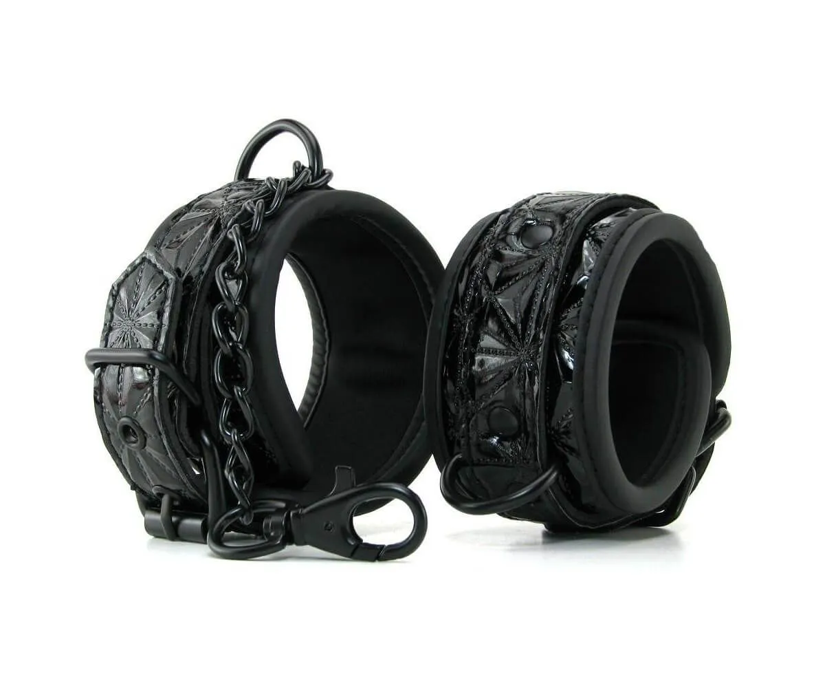 наручники декоративные aphrodisia wrists cuffs, черные в Мурманске