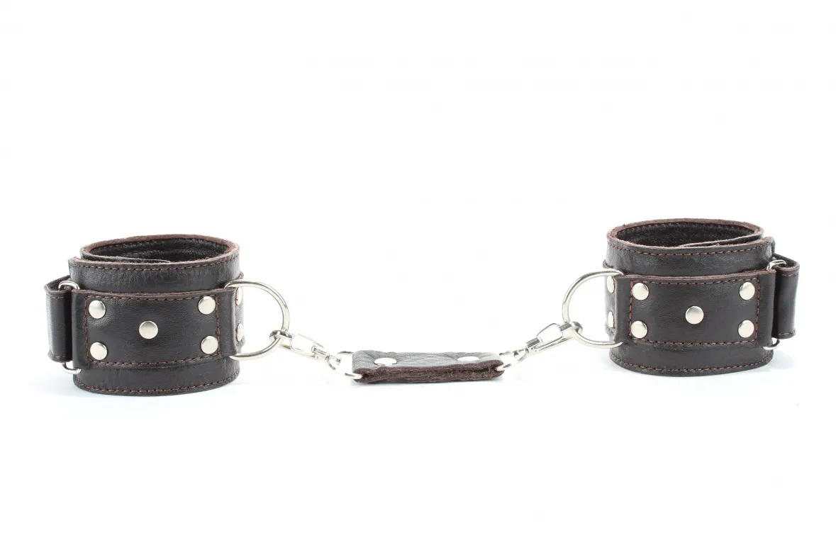 оковы кожаные коричневые 56002ars в Мурманске