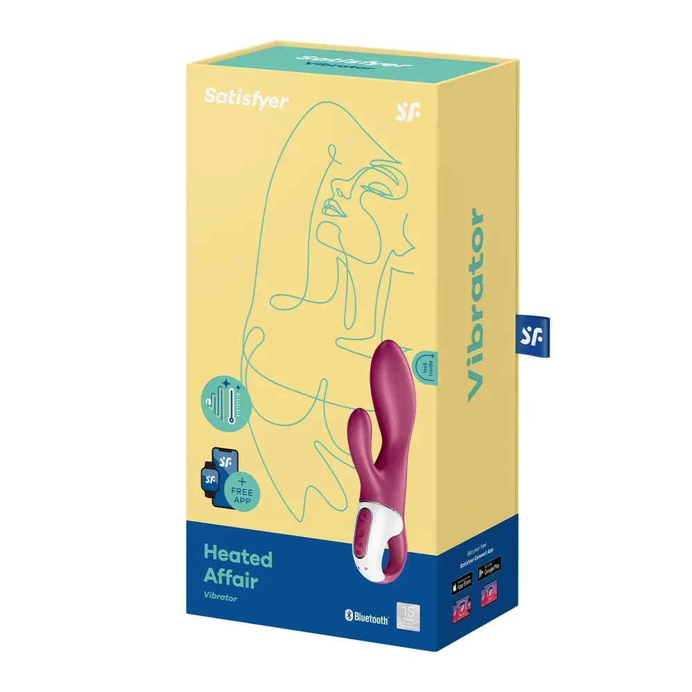вибромассажер satisfyer heated affair connect app, красный в Мурманске