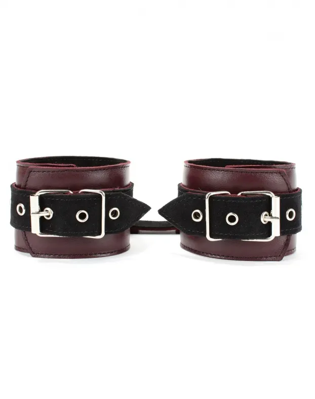 оковы на ноги  lady's arsenal бордо из кожи и замши 67026ars в Мурманске