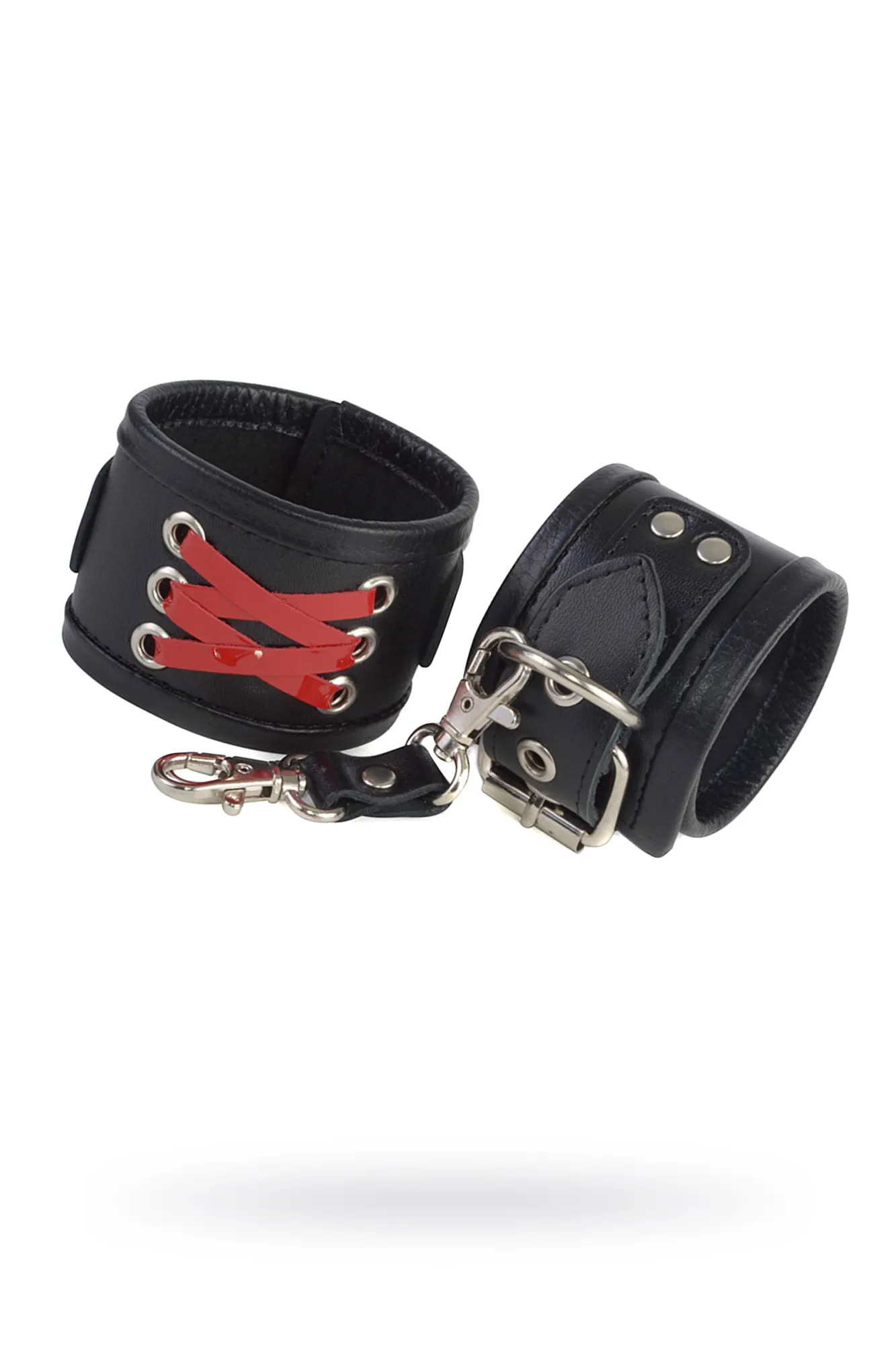 наручники sitabella, кожа, чёрные в Мурманске