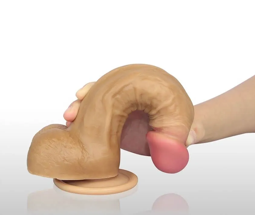 фаллоимитатор на присоске lovetoy nature cock 8 inch, телесный в Мурманске