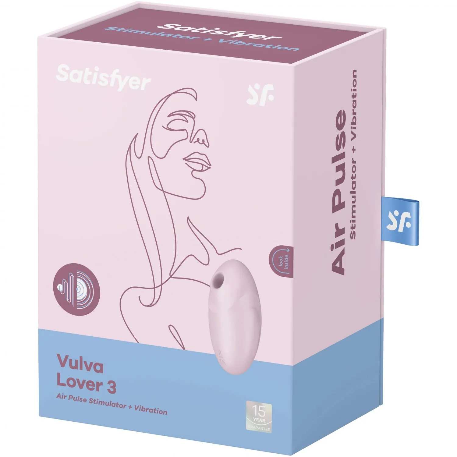 вакуумный массажер satisfyer vulva lover 3 pink 018652sa в Мурманске