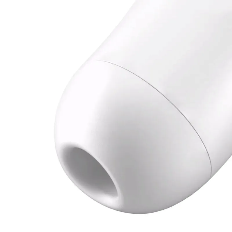 вакуум-волновой бесконтактный стимулятор клитора satisfyer curvy 2+, белый в Мурманске