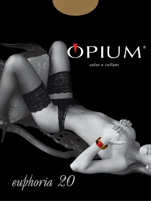 Эротическое чулки opium euphoria 20 den телесные, размер 1-2 в Мурманске