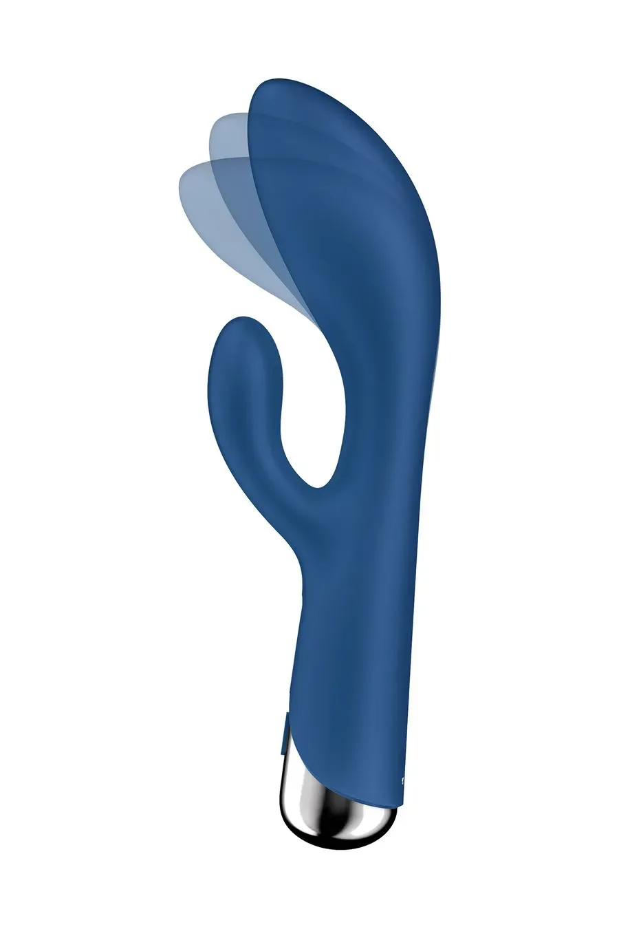 вибратор-кролик с ротацией satisfyer spinning rabbit 1, силикон, синий, 20,5 см в Мурманске