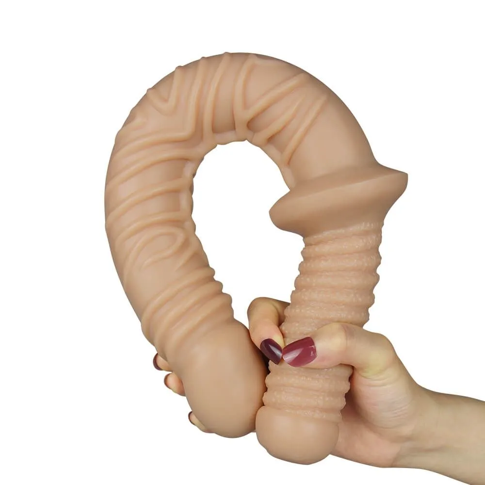 фаллоимитатор двойной lovetoy дамоклов меч, телесный в Мурманске