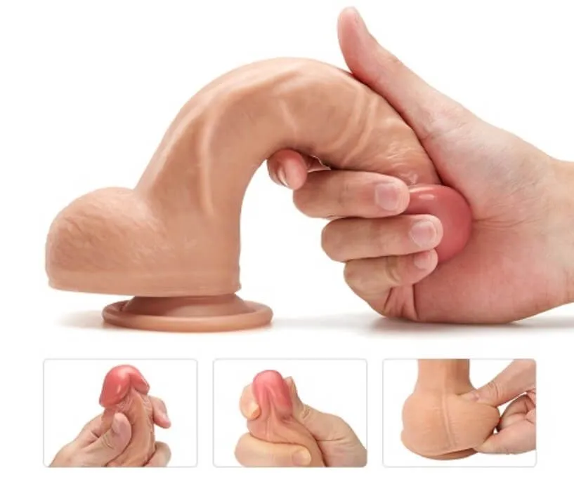 фаллоимитатор на присоске lovetoy nature cock 8 inch, телесный в Мурманске