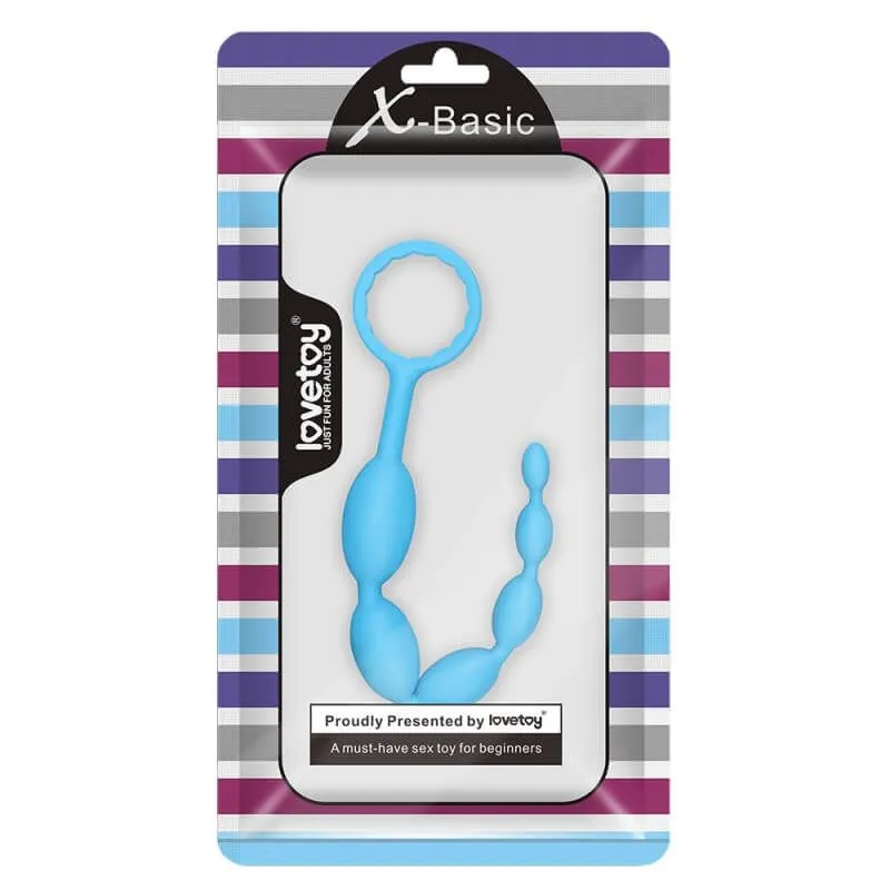 анальная елочка lovetoy x-basic 10, розовая в Мурманске