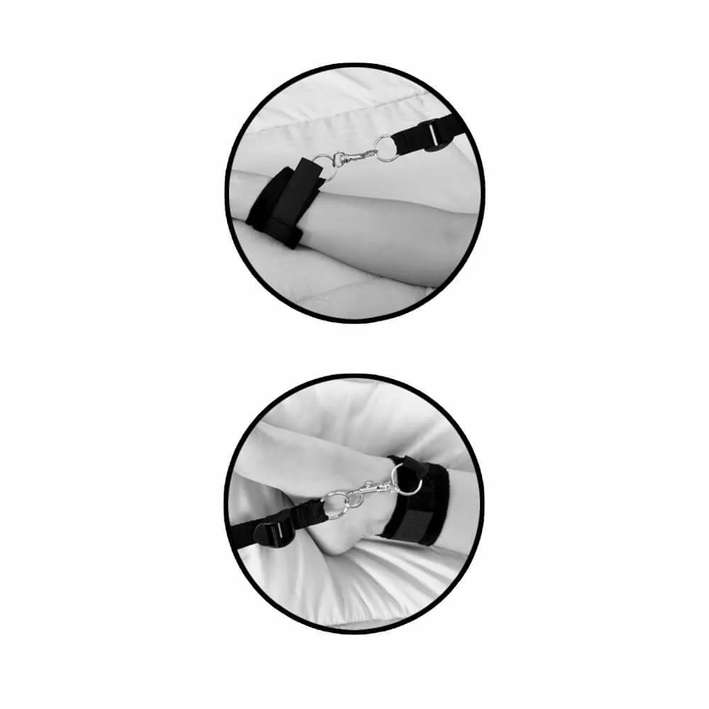 фиксатор pipedream wraparound mattress restraints, черные в Мурманске