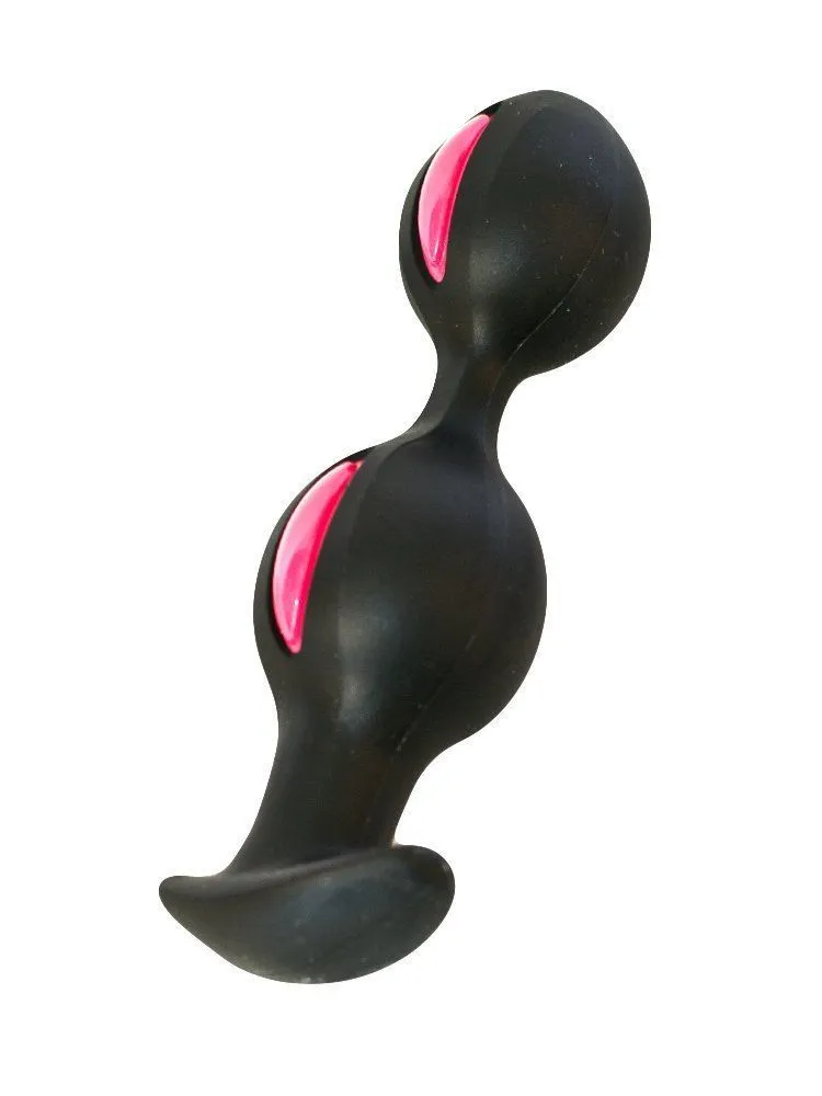 анальные шарики fun factory b balls, черно-малиновые в Мурманске