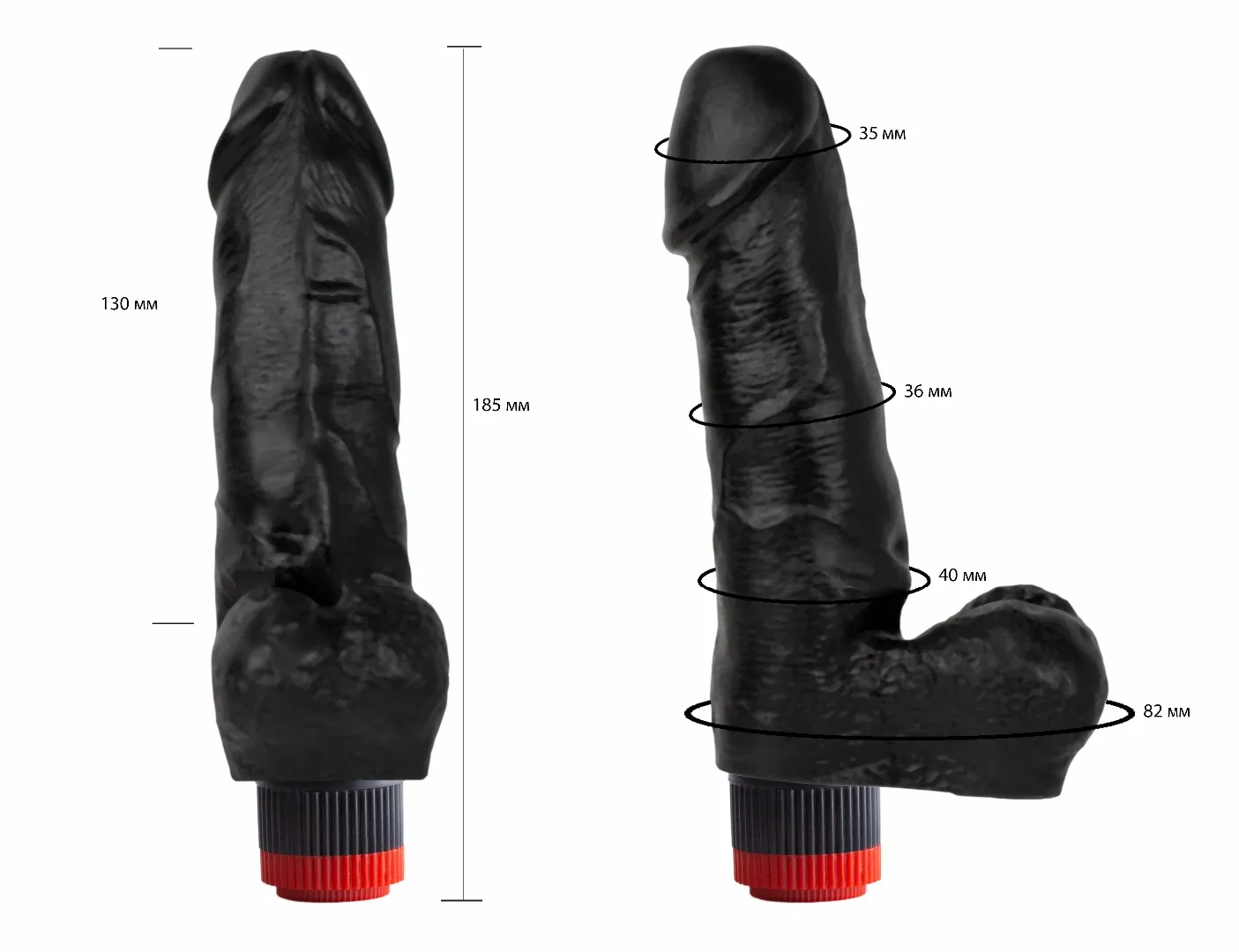 вибромассажер черный  411600ru в Мурманске