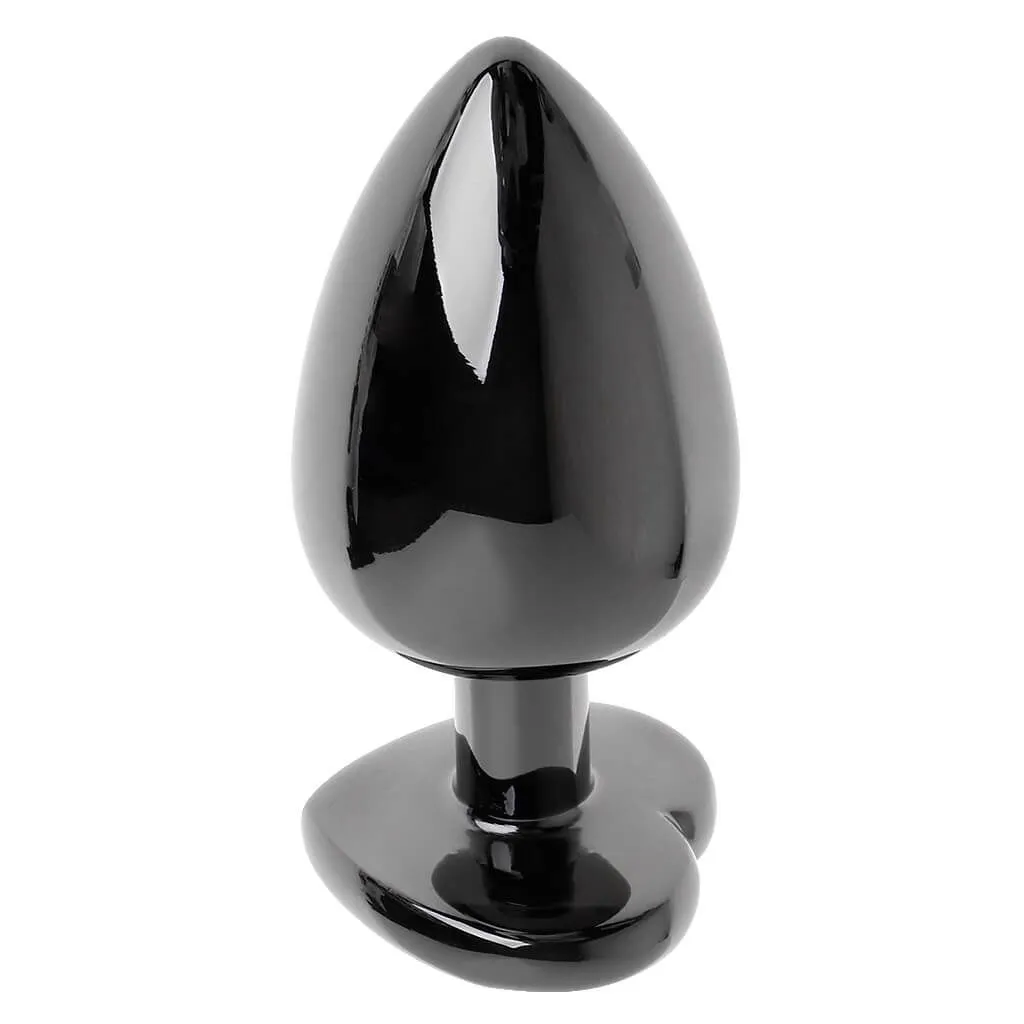 анальная пробка lovetoy rosebud heart, с синим камнем в Мурманске