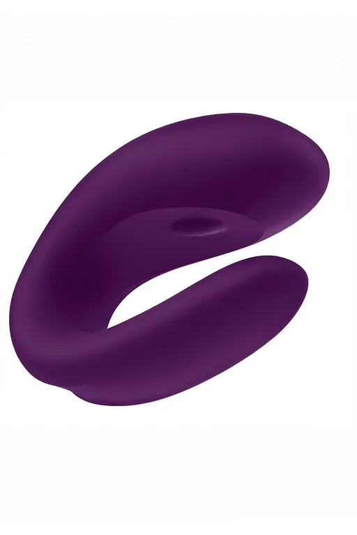 парный вибратор satisfyer double joy с возможностью управления через приложение (фиолетовый) в Мурманске