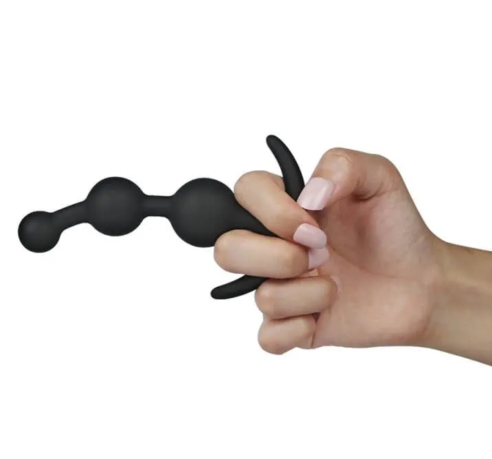 анальная елочка lovetoy lure me 20, чёрная в Мурманске