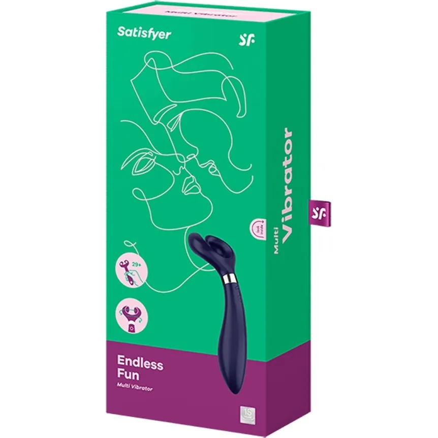 вибромассажер для пары satisfyer endless fun blue 001036sa в Мурманске
