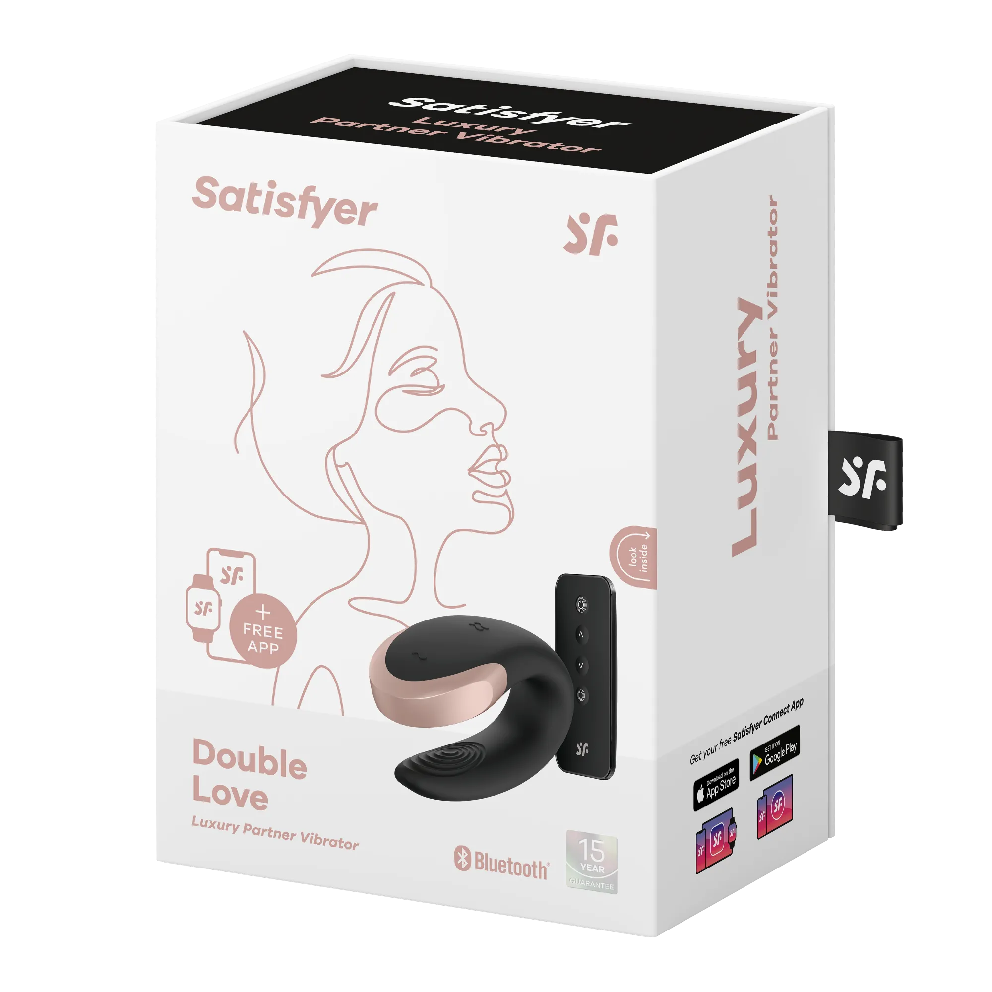 Виброcтимулятор Satisfyer Double Love Connect App black 001722SA