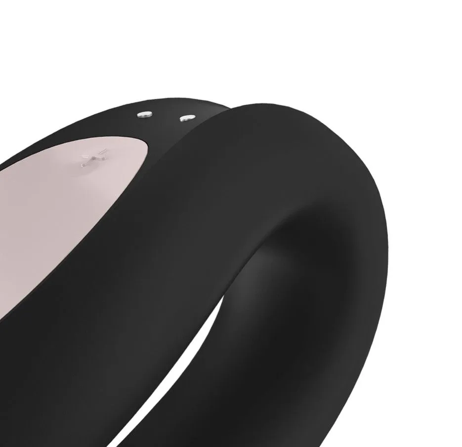 универсальный массажер для пар satisfyer double joy, черный в Мурманске