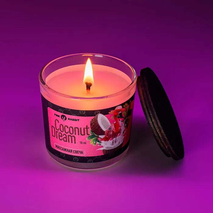 массажная свеча pinkrabbit coconut dream, 70 мл в Мурманске