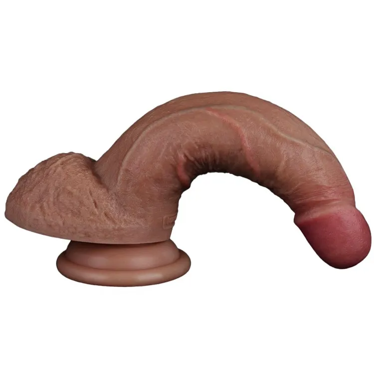 фаллоимитатор реалистичный lovetoy на присоске 18 см, телесный в Мурманске