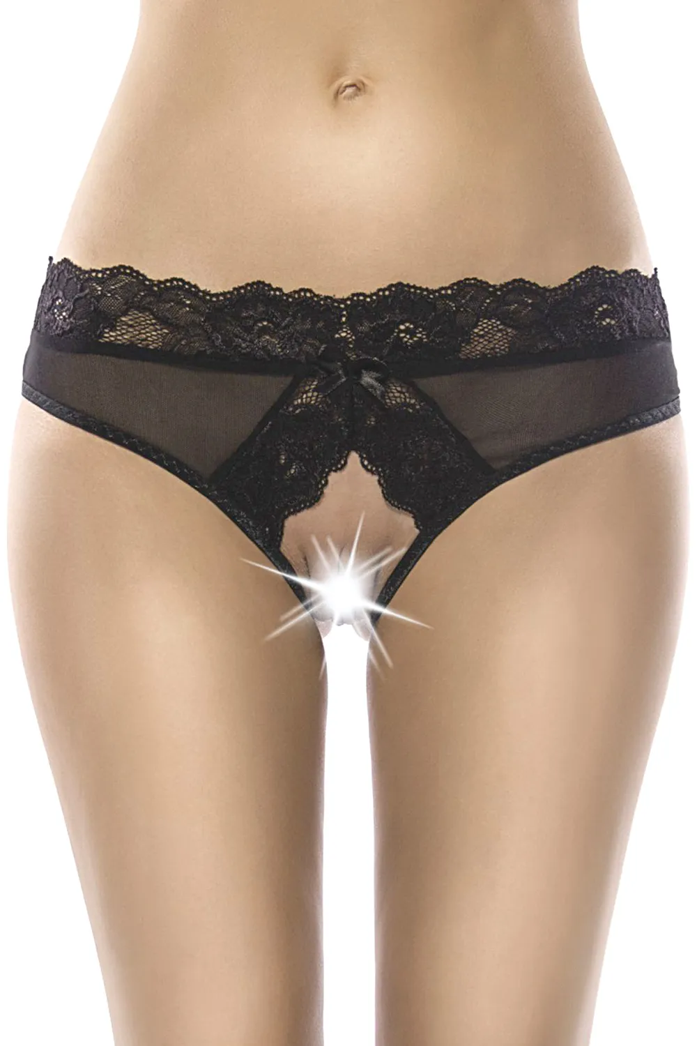Эротическое трусики кружевные чёрные, 50-52 в Мурманске