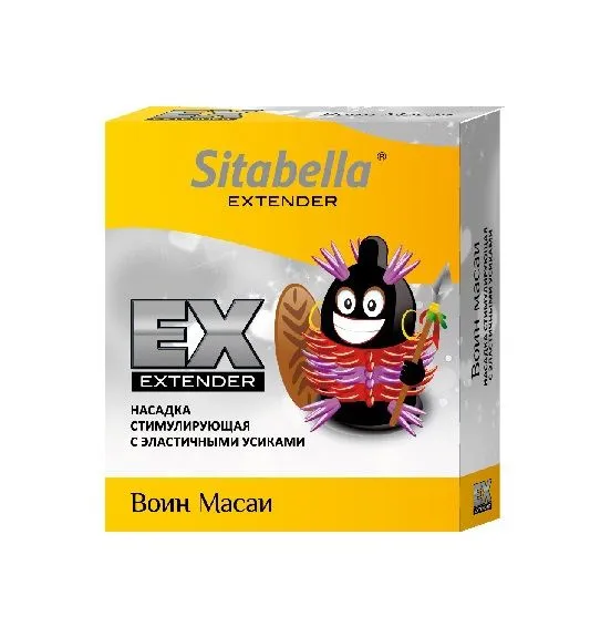 Насадка Sitabella Extender Воин Масаи, стимулирующая
