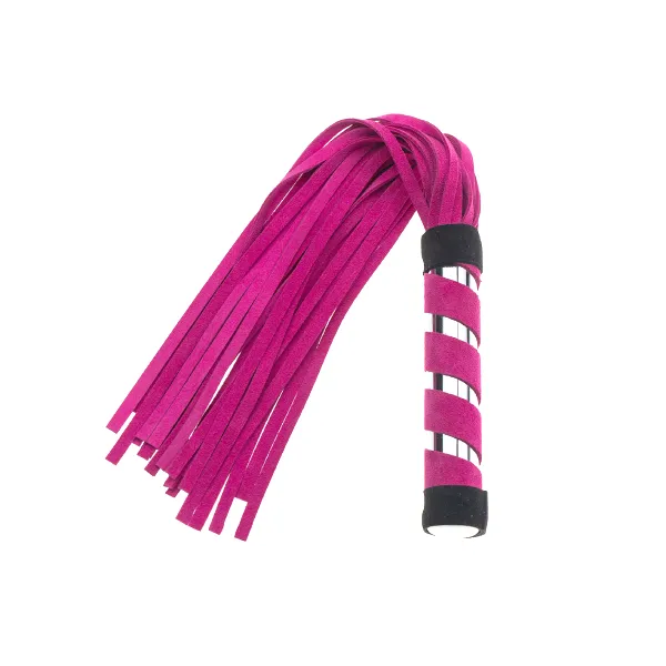 Флоггер замшевый, рукоятка серпантин, хвосты 30 см