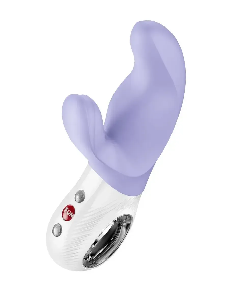 вибратор с клиторальным стимулятором fun factory miss bi, силикон, сиреневый, 17 см в Мурманске