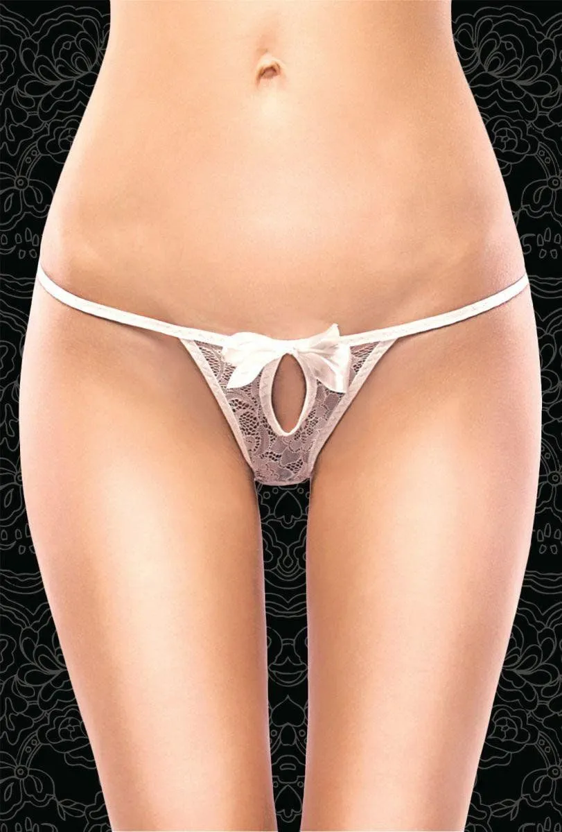 Эротическое стринги с вырезом flirton 2682 белые в Мурманске