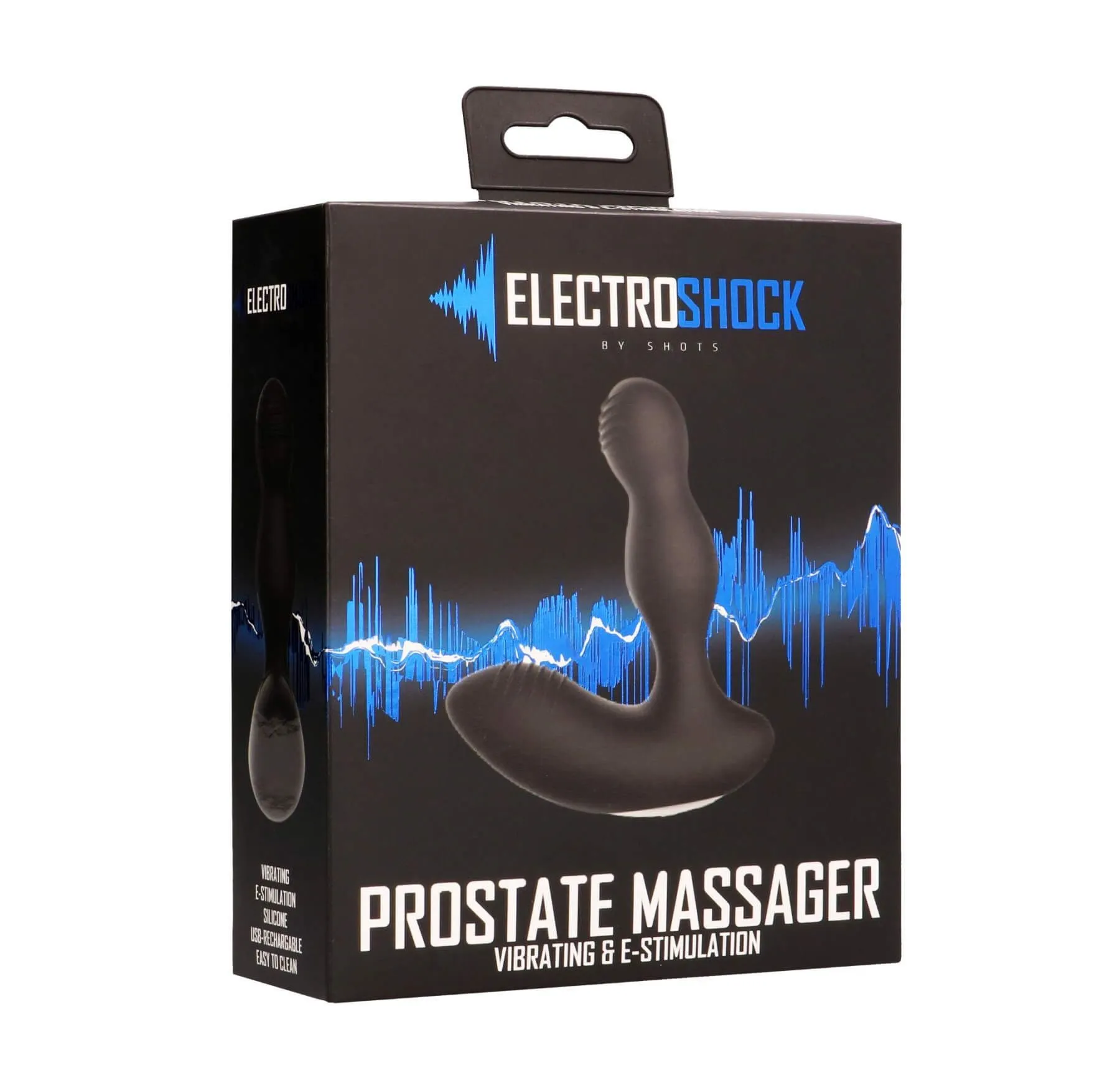 стимулятор простаты с электростимуляцией shots media electroshock prostate massager, черный в Мурманске