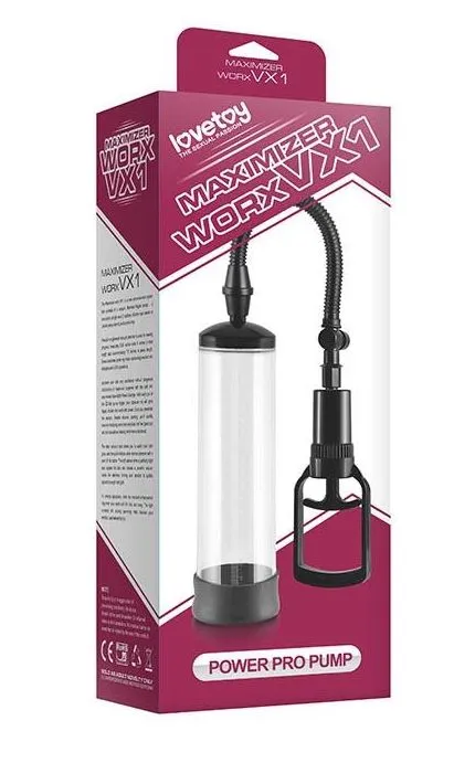 вакуумная помпа lovetoy maximizer worx vx1, прозрачная в Мурманске