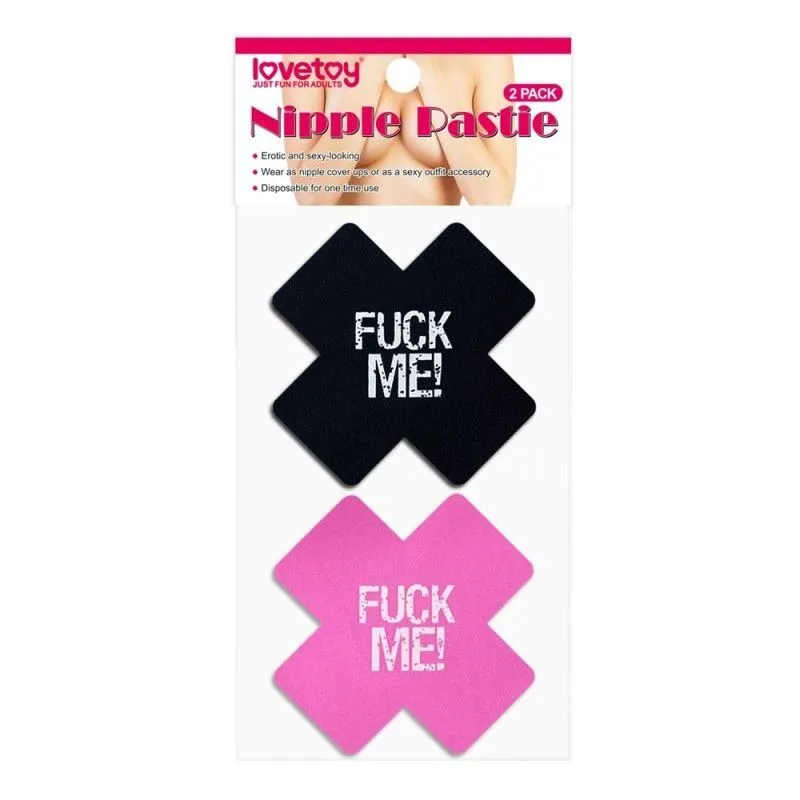 Пэстисы Lovetoy Cross Pattern Nipple Pasties, 2 пары