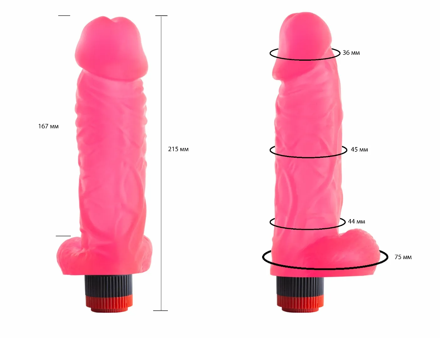 вибромассажер гелевый розовый 225500ru в Мурманске