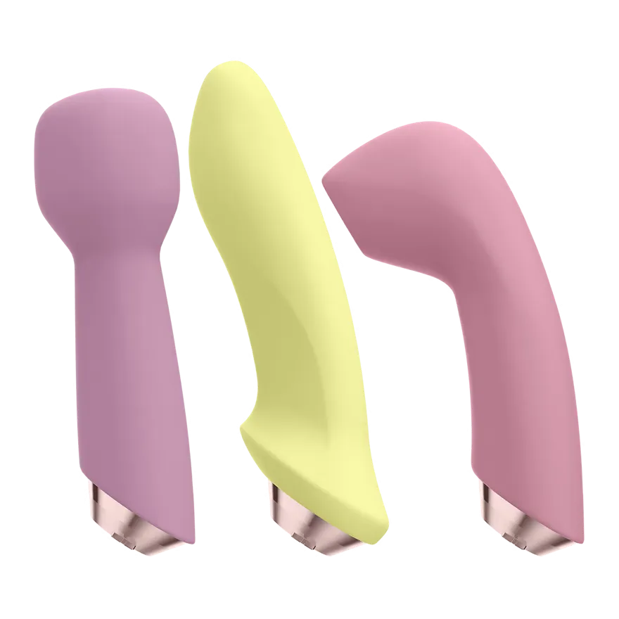 cтимулятор satisfyer marvelous four, с разными насадками в Мурманске