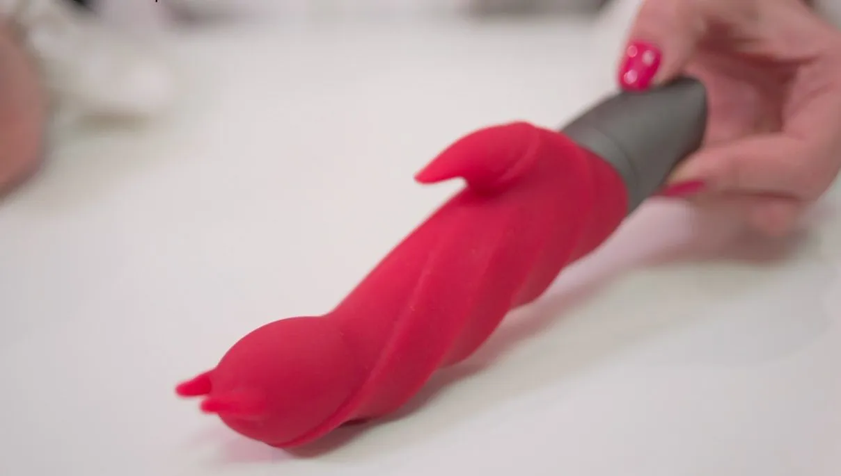 вибратор fun factory darling devil battery plus, малиновый в Мурманске