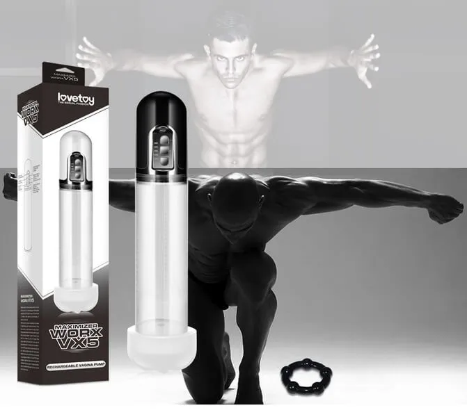 помпа мужская lovetoy maximizer worx vx5, белая в Мурманске