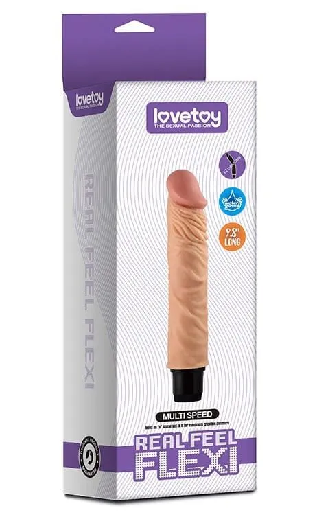 вибратор lovetoy real feel flexi 9.8 inch, телесный в Мурманске