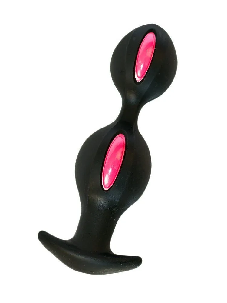 анальные шарики fun factory b balls, черно-малиновые в Мурманске