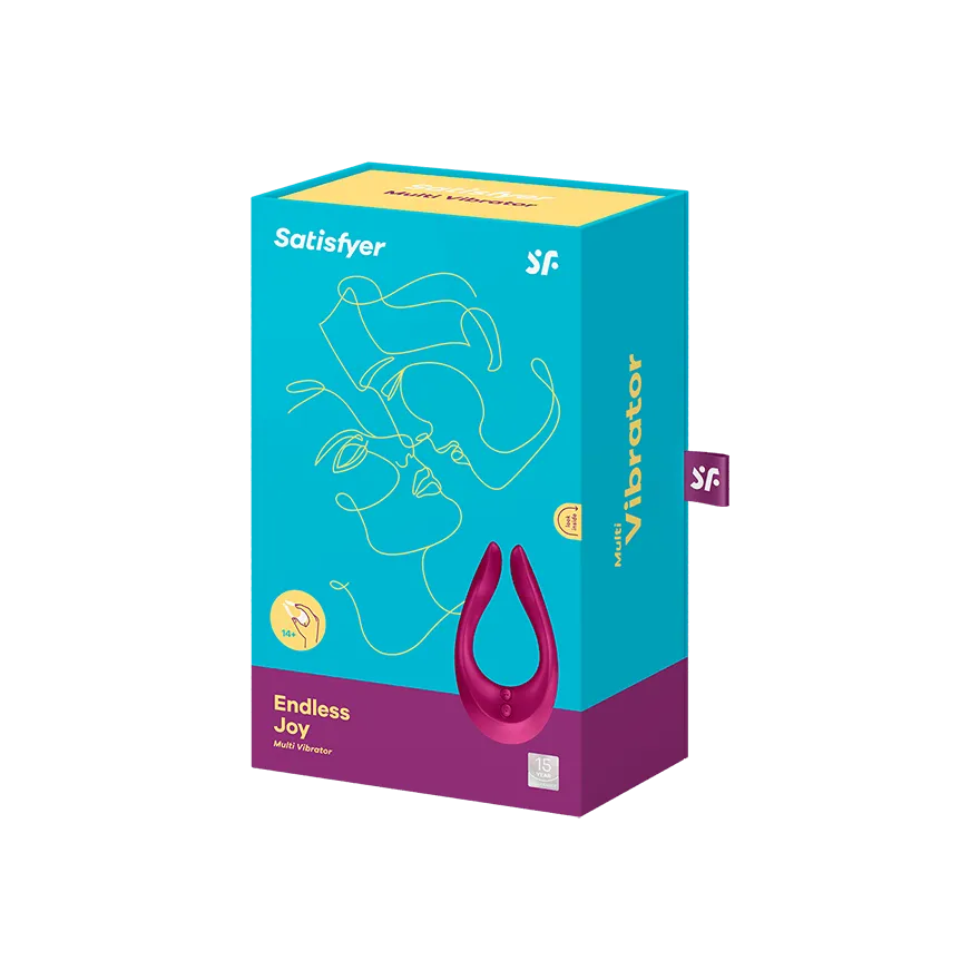 cтимулятор satisfyer endless joy, бордовый в Мурманске