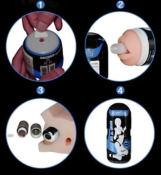 мастурбатор lovetoy sex in a can vibra mouth tunnel, с вибропулей в Мурманске