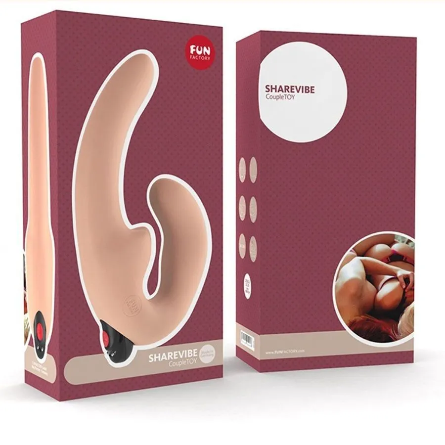 страпон с вибрацией fun factory sharevibe, телесный в Мурманске