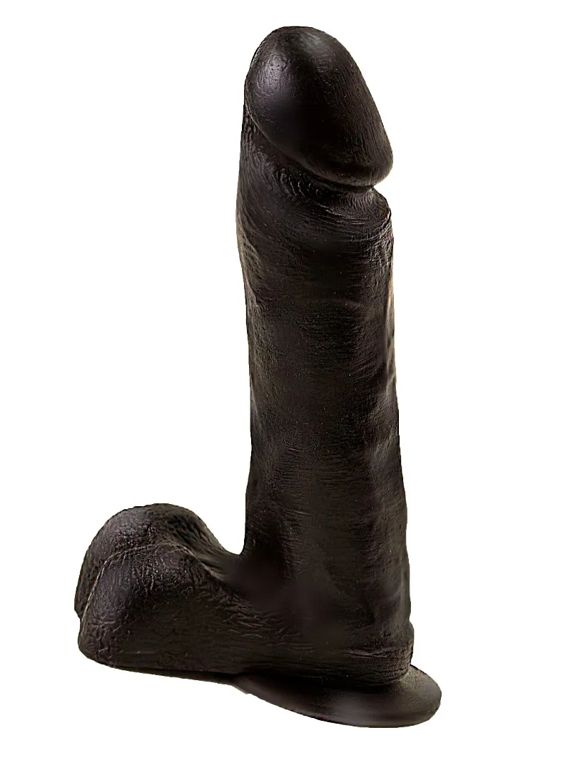 Фаллоимитатор на присоске черный 401500ru