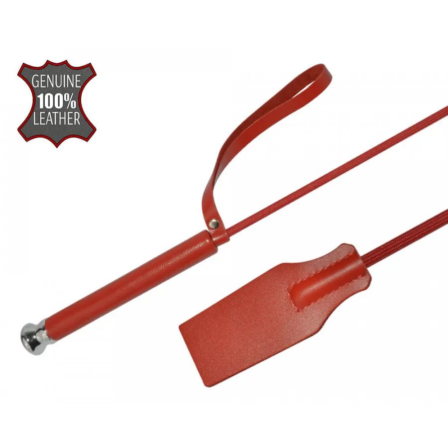 стек красный с деревянной рукоятью и шлепком на конце, общая длина 70 см 3030-2 в Мурманске