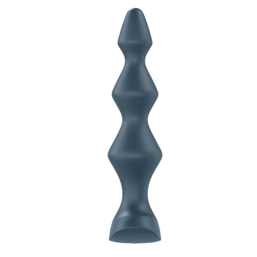 пробка анальная с вибрацией satisfyer lolli plug 1, серая в Мурманске