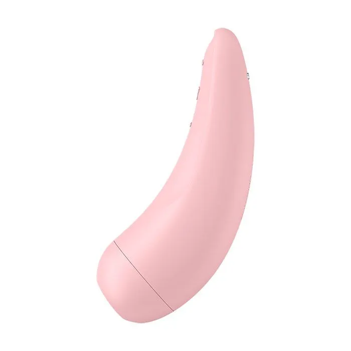 вакуум-волновой бесконтактный стимулятор клитора satisfyer curvy 2+, светло-розовый в Мурманске