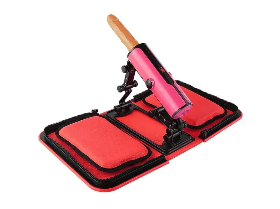 секс-машина в сумке pinkrabbit 310-x5, красная в Мурманске